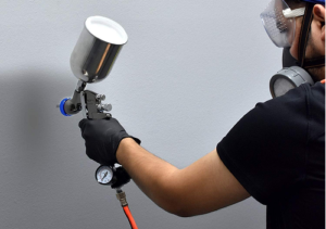 can you spray house paint with hvlp gun